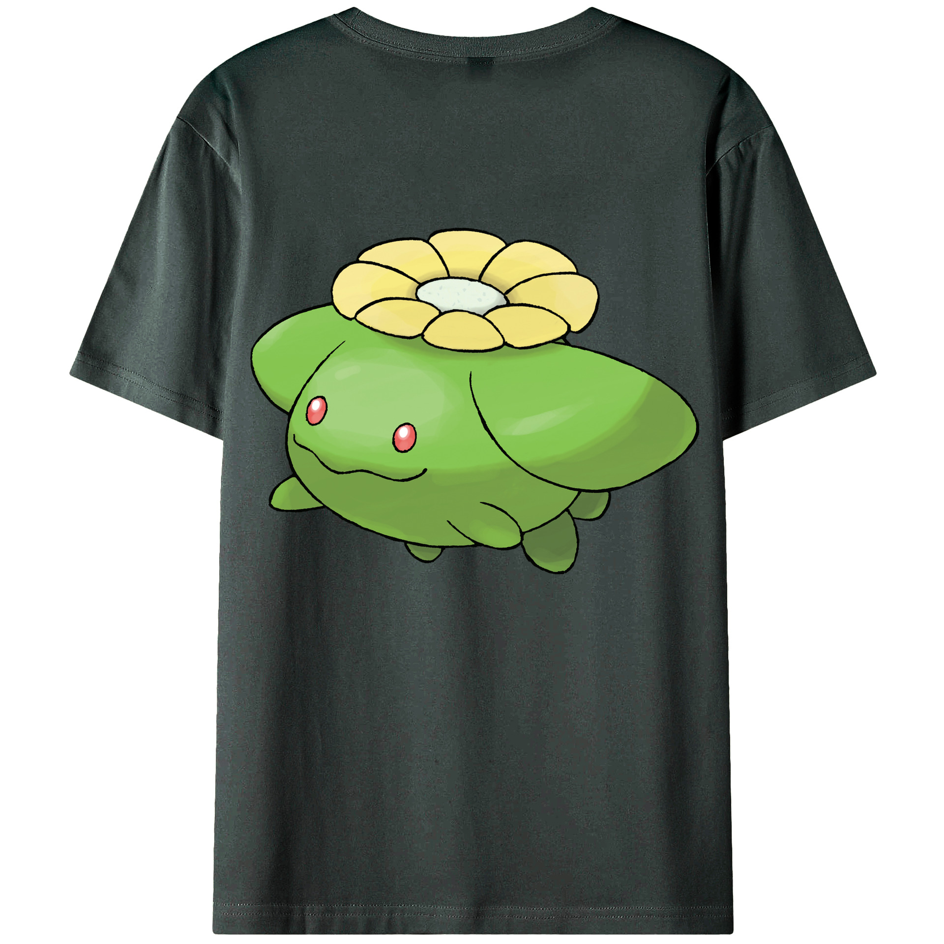 （画像用） ポケットモンスター Pokémon 綿100％ メンズ半袖Tシャツ（バックプリント） 通気性